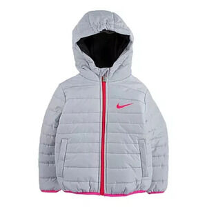 Nike "Just Do It" Toddler Girl Puffer Jacket